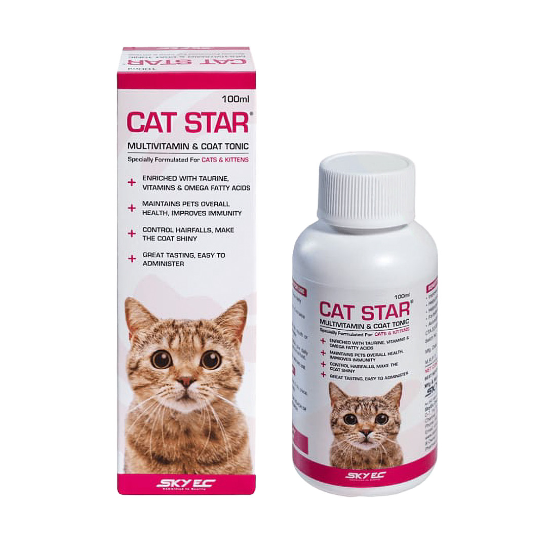 Cat Star Multivitamin & Coat Tonic – 100ml