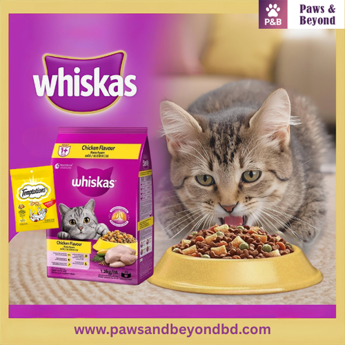 Whiskas pouch Chicken flavour adult with Temptations Tasty Chicken Treat