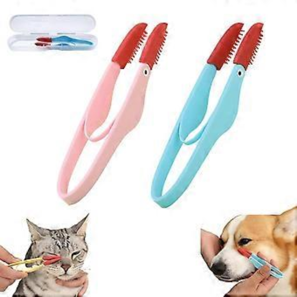 Pet Eye Cleaning Brush – Soft Silicone Grooming Tool