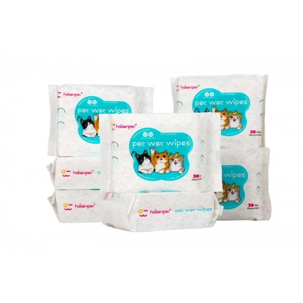 Haisenpet Pet Wet Wipes (30 pcs)