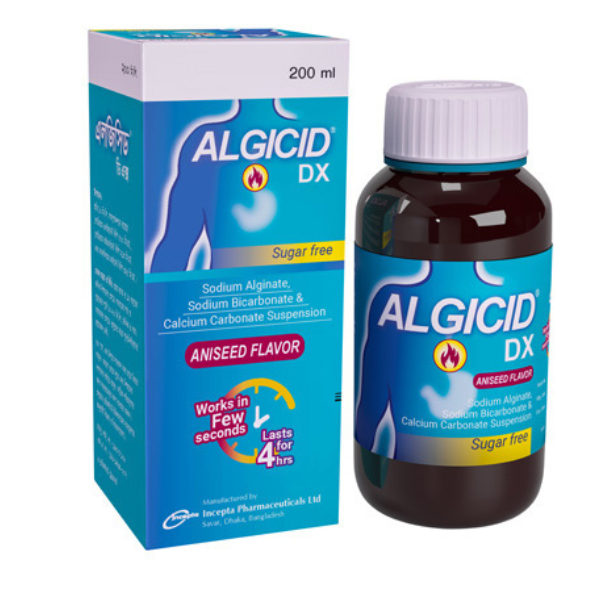 Algicid DX Oral Suspension  (200 ml bottle)