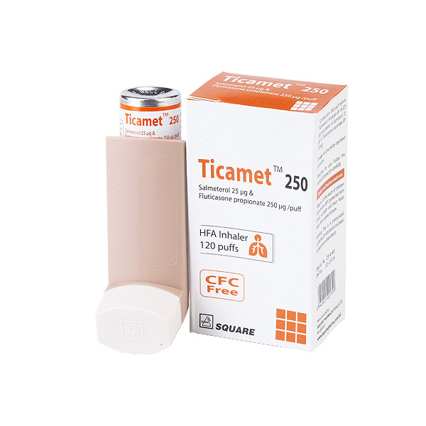 Ticamet Metered-Dose Inhaler (MDI)