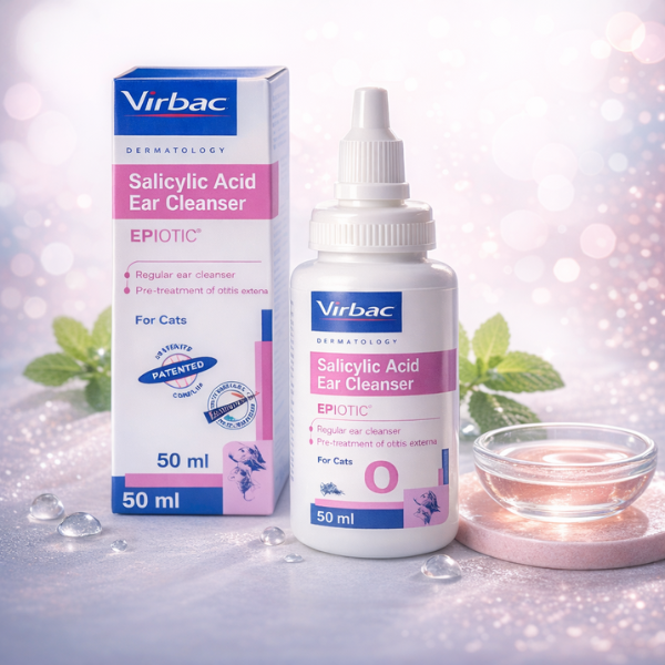 Virbac Epiotic Salicylic Acid Ear Cleanser (50 ml)