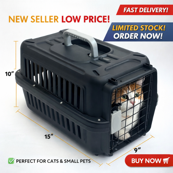Cat Carrier Box (Black)