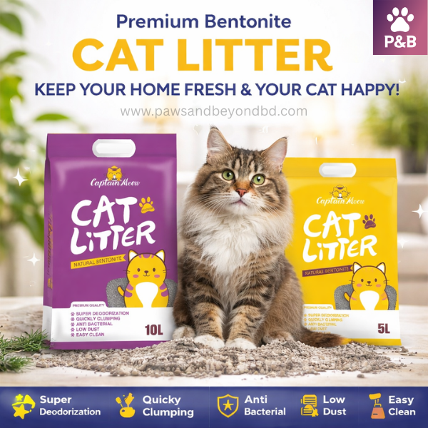 Captine Meow cat litter 5L & 10L