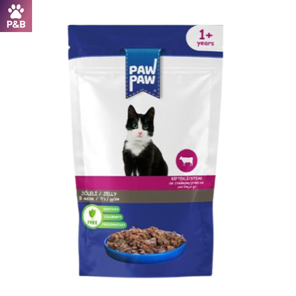 Paw Paw Adult Pouch In Jelly cat food