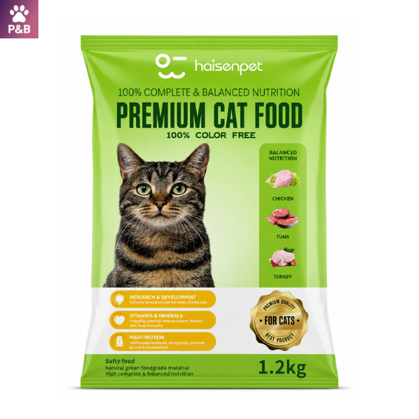Haisenpet premium cat food 1.2kg